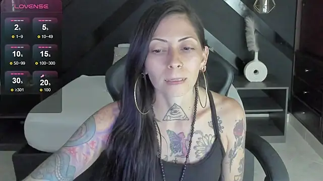 Show de dark_gotica na webcam