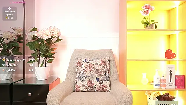 Chat +18 de BillieBrownn ao vivo