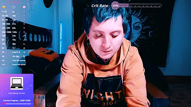 Chat XXX en directo de Marieblueeyes