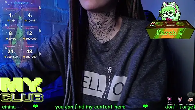 แชท XXX สดของ Witch_Emma