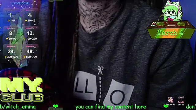 Živý XXX chat Witch_Emma