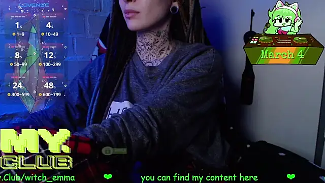Witch_Emma élő XXX-chatje