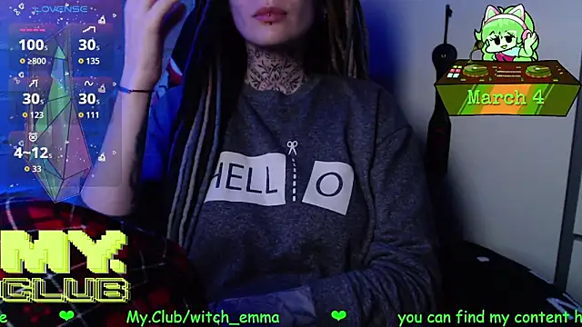 XXX chat uživo modela Witch_Emma