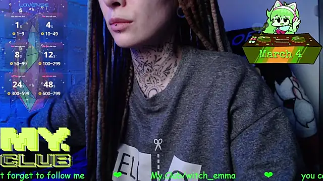 Witch_Emma Adlı Modelin Canlı XXX Sohbeti