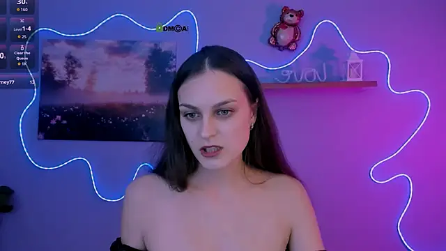 Show modela clery_abyss na web-kameri