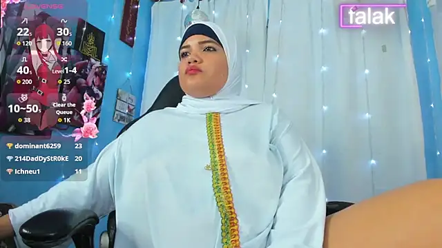 XXX chat uživo modela Falak-Yasin