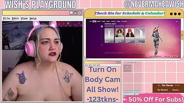 nevermakeawish's Live XXX Chat