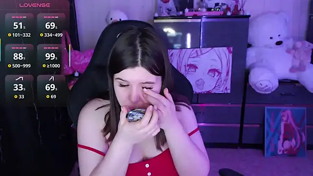 AmyVibess élő XXX-chatje