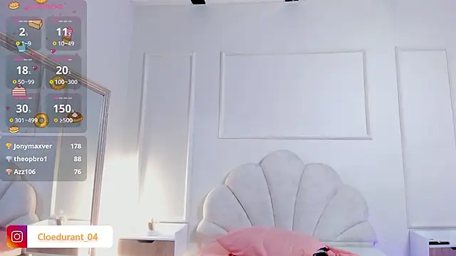 XXX chat uživo modela Cloedurant