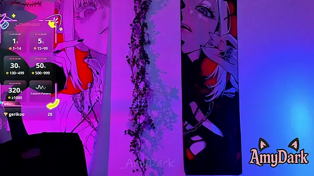 Chat +18 de _AmyDark ao vivo