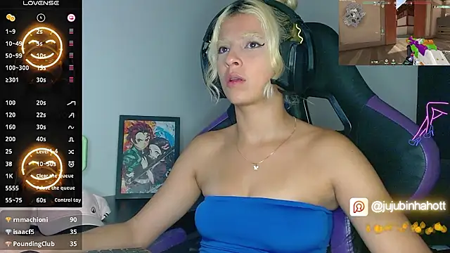 Show de jujubinhahot na webcam