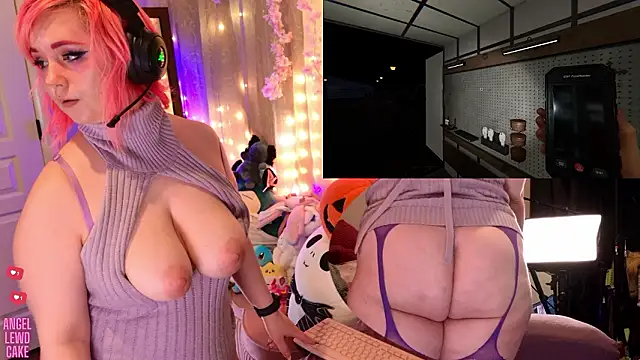 Angel-Lewd-Cake élő XXX-chatje