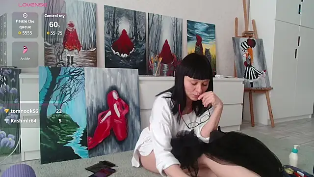 secret_libraryのウェブカメラショー