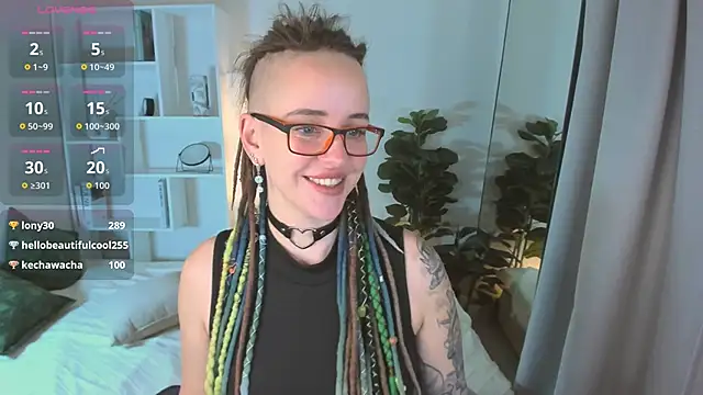 Show modela LisaFoxy_y na web-kameri