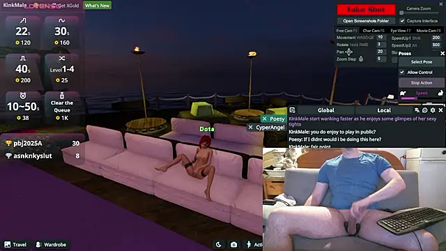 Chat XXX ao vivo de kinkmale87