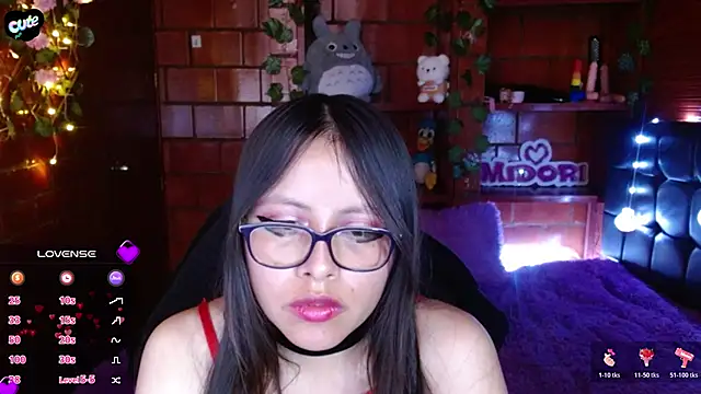 Show de MidoriQuiinn na webcam