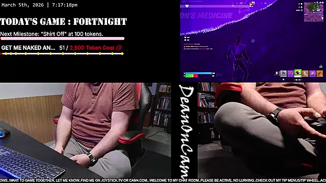 DeanonCam webkamerás műsora