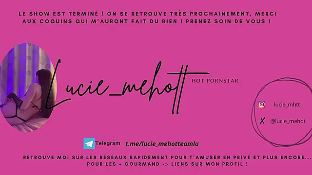 Chatroom XXX en direct de lucie_mehott