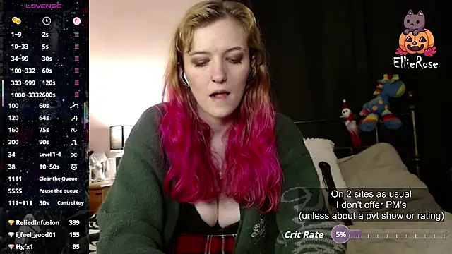 EllieeRose 라이브 XXX 채팅