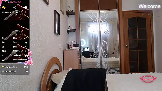 Yevgeshka-Milashka élő XXX-chatje