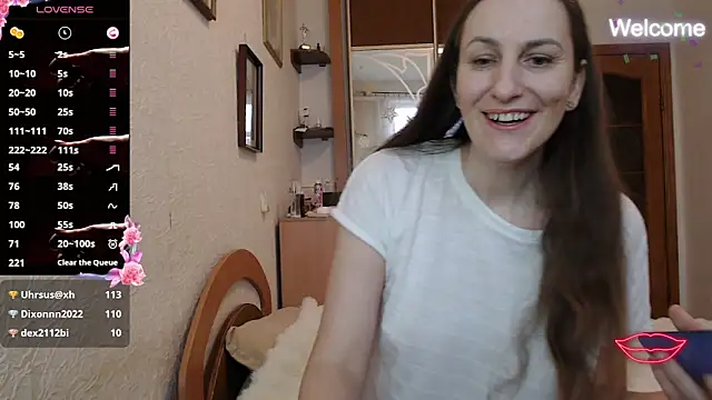 Show modela Yevgeshka-Milashka na web-kameri