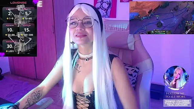 cyberd0ll66 Adlı Modelin Canlı XXX Sohbeti