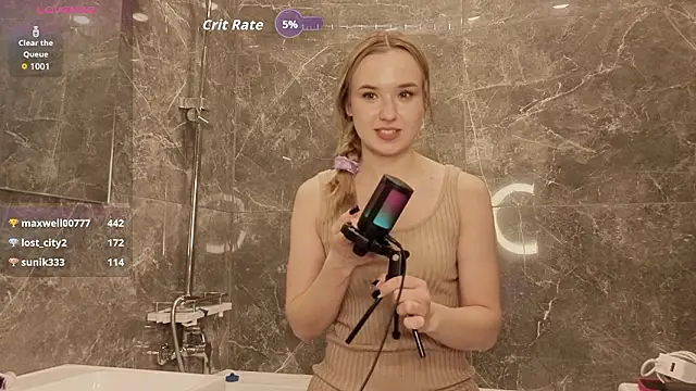 KristleKirst élő XXX-chatje