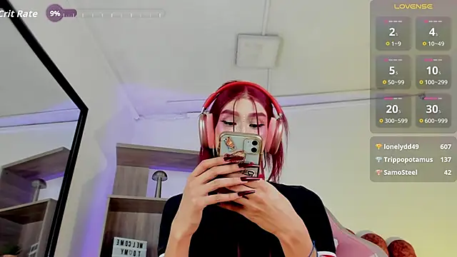 Eli-Bluee élő XXX-chatje