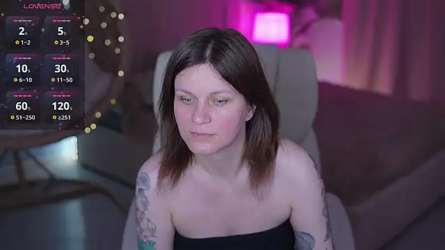 Show modela TinaMelt na web-kameri