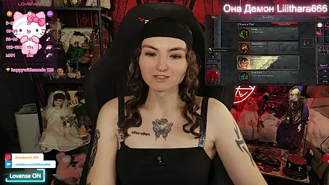 Lilithara666 Adlı Modelin Web Kamerası Şovu