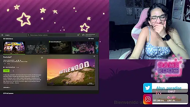 Chat XXX en directo de Abysparadise