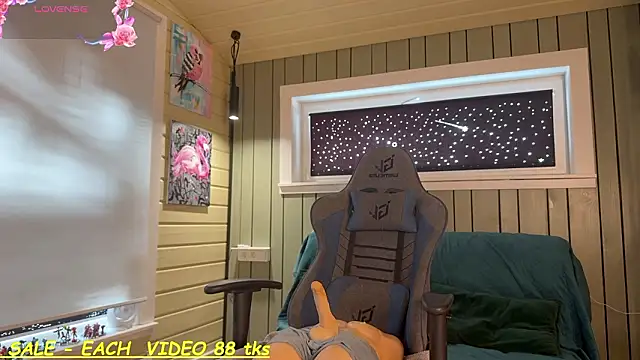 SandyChris élő XXX-chatje