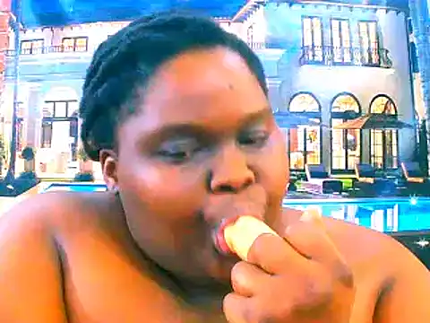 EbonyHotBuns élő XXX-chatje