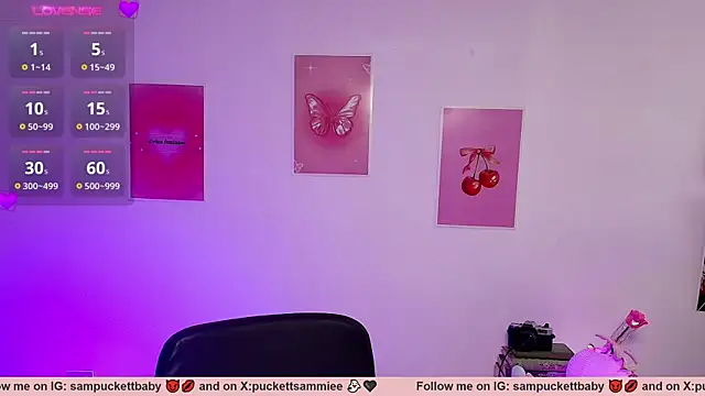 Chatroom XXX en direct de Sampuckettbaby