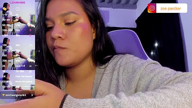 ZoeParcker: απευθείας συνομιλία ΧΧΧ