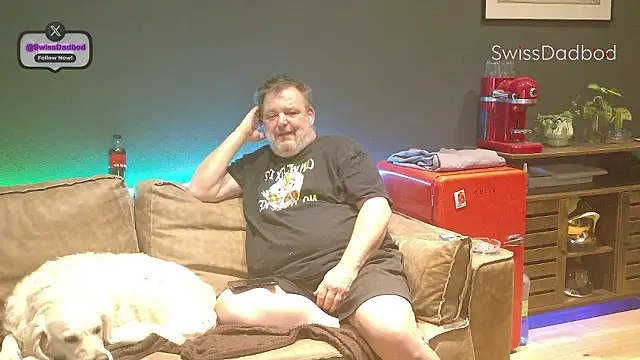 Show modela SwissDadbod na web-kameri