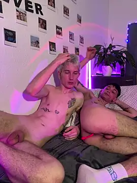 Show de AlphaTwinks na webcam