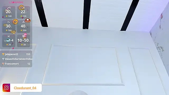 Cloedurant's Live XXX Chat