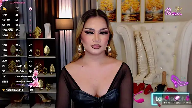 PrettyCockAthenaのウェブカメラショー