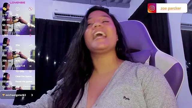 ZoeParcker's Live XXX Chat