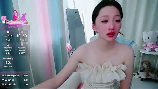 Show de jiangjiangas na webcam