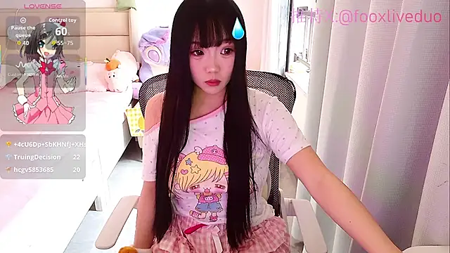 Flive-duo Chat XXX in diretta