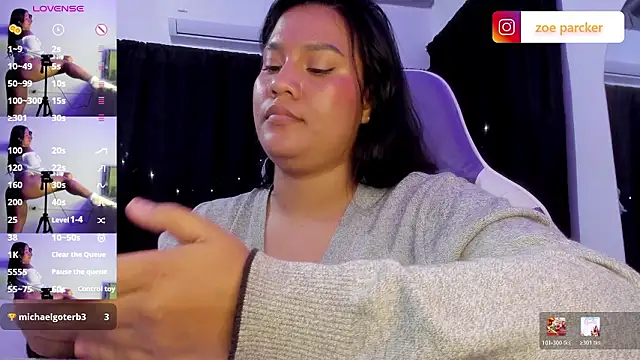 Chat XXX en directo de ZoeParcker