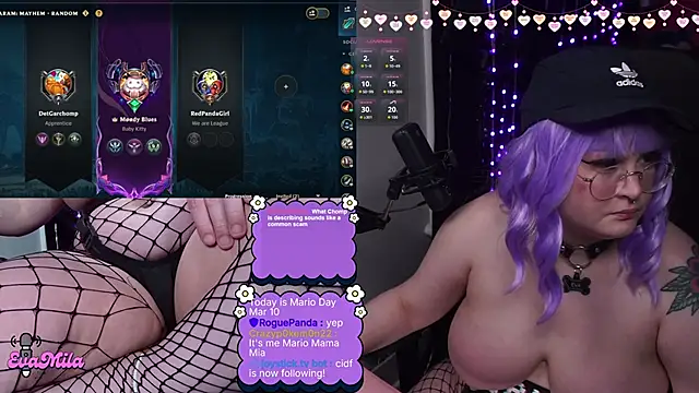 Chatroom XXX en direct de evamila