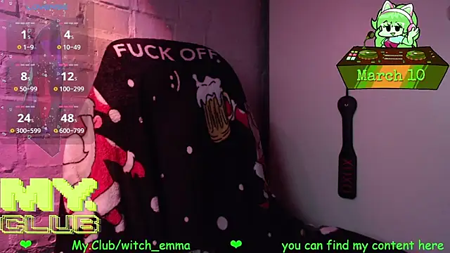 XXX chat uživo modela Witch_Emma