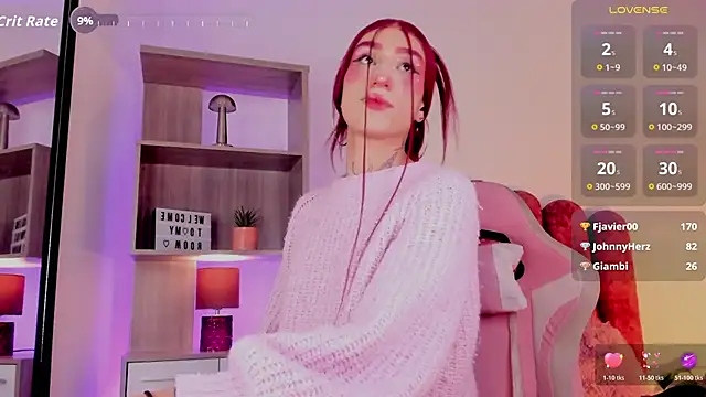 Eli-Bluee Pertunjukan Webcam