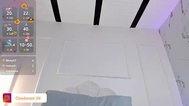 Cloedurant live XXX chat