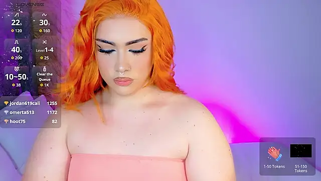 Show modela astridjonness na web-kameri