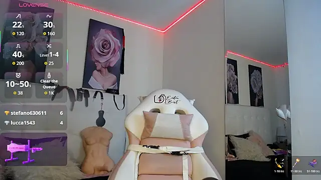 SamathaMay webkamerás műsora