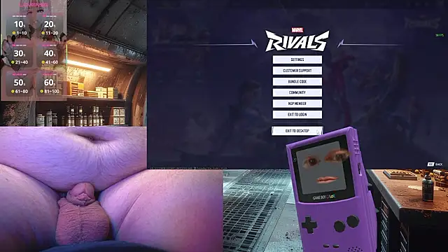 Show de Lurk_Daddy na webcam